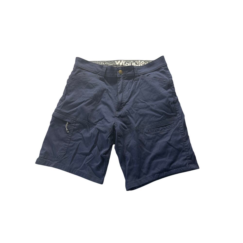 Wrangler Men’s Cargo Shorts Navy Blue Approx 32 Waist 9" Inseam Utility